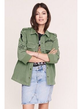 Anine Bing Green Utility Jacket, size M